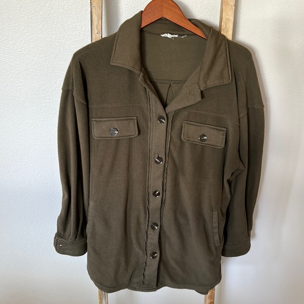 Oversized cozy shirt